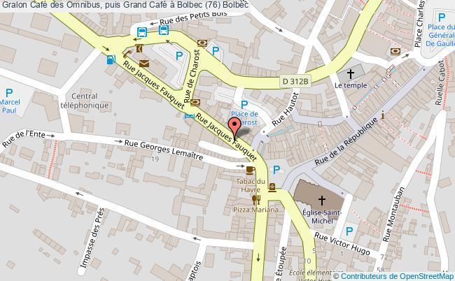 Café Des Omnibus, Puis Grand Café à Bolbec (76) 