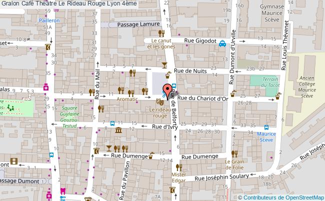 Café Théâtre Le Rideau Rouge  Lyon