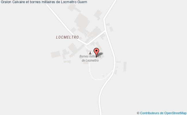 Calvaire Et Bornes Milliaires De Locmeltro  Guern