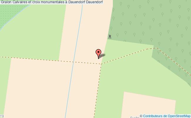 Calvaires Et Croix Monumentales à Dauendorf 
