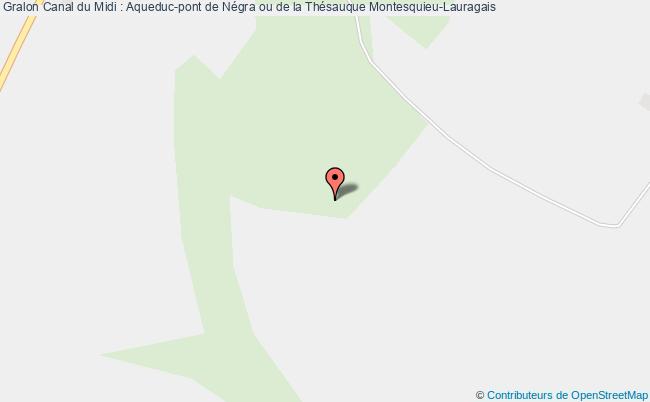 Canal Du Midi : Aqueduc-pont De Négra Ou De La Thésauque  Montesquieu-lauragais