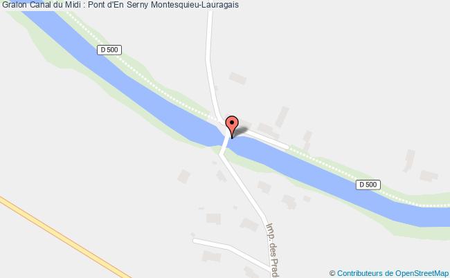 Canal Du Midi : Pont D'en Serny  Montesquieu-lauragais