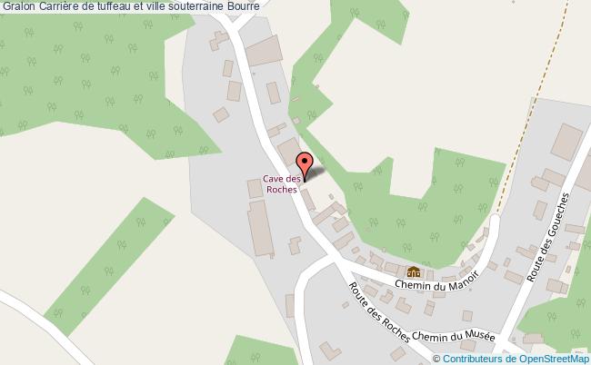 Carrière De Tuffeau Et Ville Souterraine  Bourré