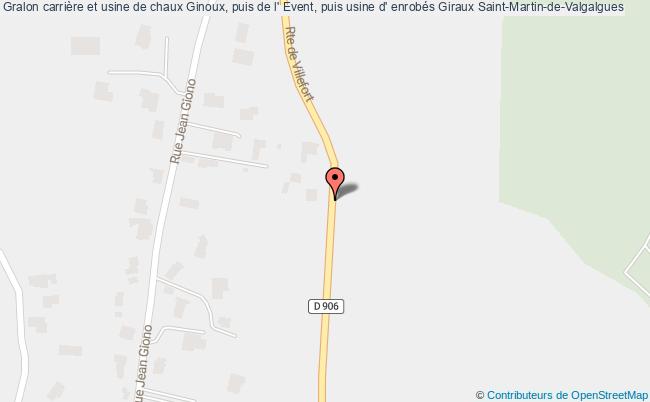 Carrière Et Usine De Chaux Ginoux, Puis De L' Event, Puis Usine D' Enrobés Giraux  Saint-martin-de-valgalgues