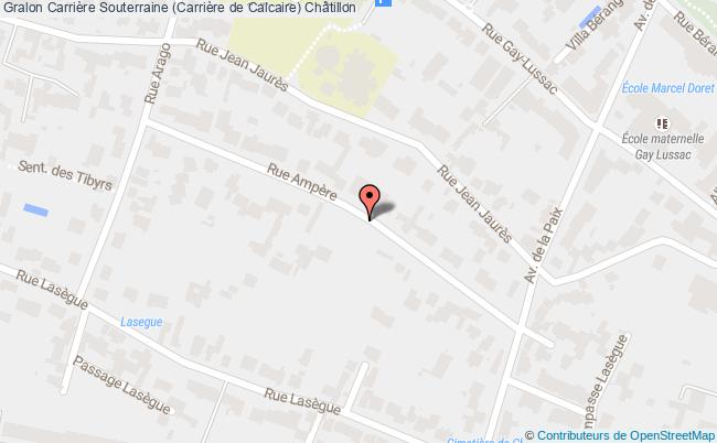 Carrière Souterraine (carrière De Calcaire)  Châtillon