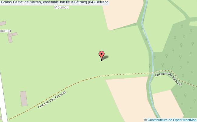 Castet De Sarran, Ensemble Fortifié à Bétracq (64) 
