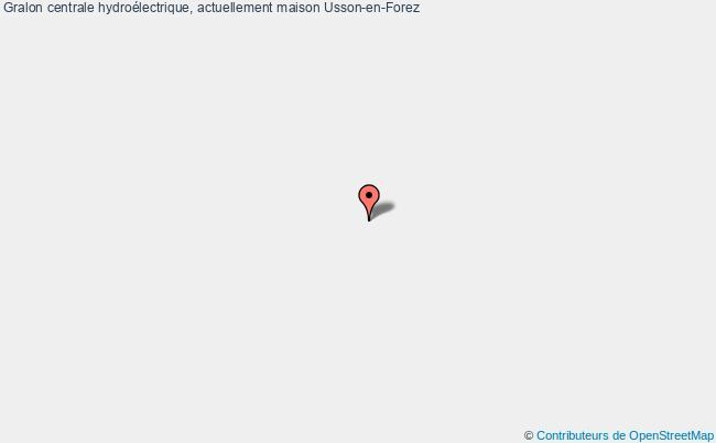 Centrale Hydroélectrique, Actuellement Maison  Usson-en-forez