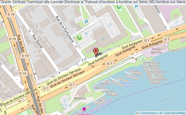 Centrale Thermique Dite Centrale Electrique Le Triphasé D'asnières à Asnières Sur Seine (92)  Asnières-sur-seine