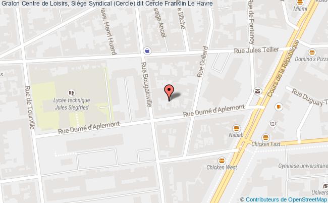 Centre De Loisirs, Siège Syndical (cercle) Dit Cercle Franklin  Le Havre