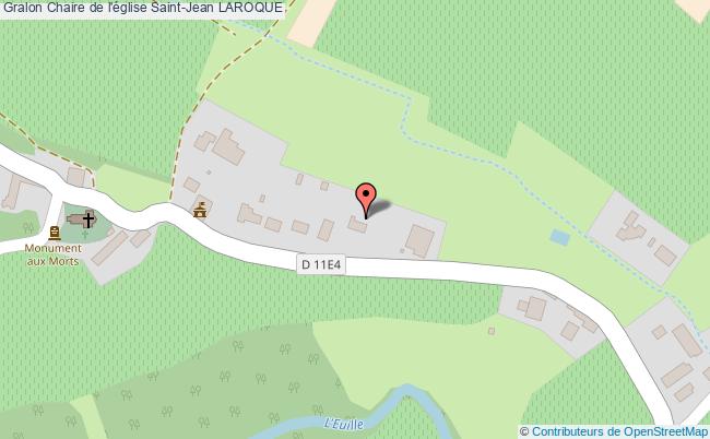 Chaire De L'église Saint-jean  Laroque