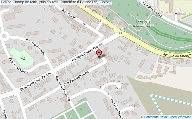 Champ De Foire, Puis Nouveau Cimetière à Bolbec (76)  