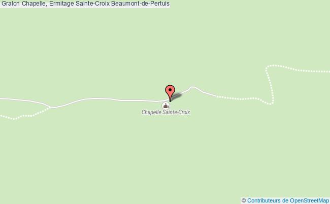 Chapelle, Ermitage Sainte-croix  Beaumont-de-pertuis