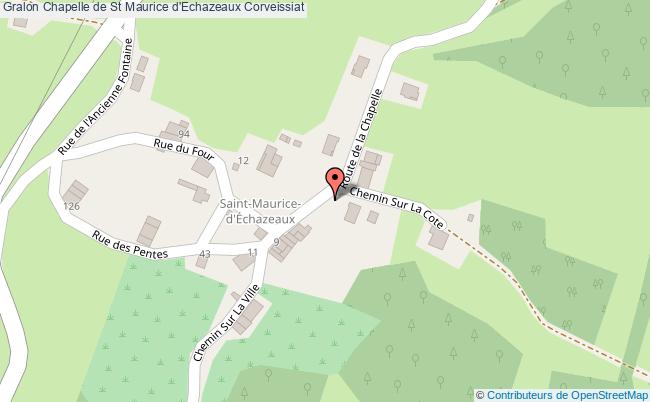 Chapelle De St Maurice D'echazeaux  Corveissiat