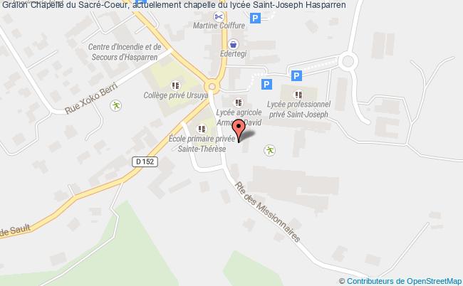 Chapelle Du Sacré-coeur, Actuellement Chapelle Du Lycée Saint-joseph  Hasparren