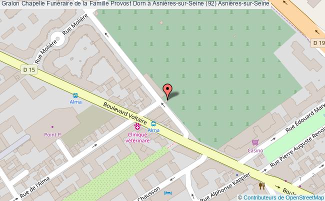 Chapelle Funéraire De La Famille Provost Dorn à Asnières-sur-seine (92) 