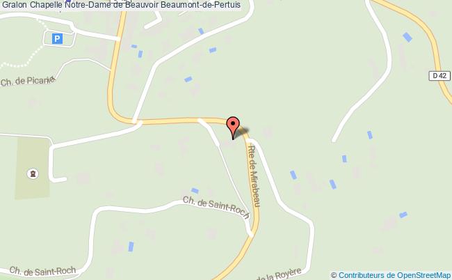 Chapelle Notre-dame De Beauvoir  Beaumont-de-pertuis