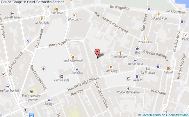 Chapelle Saint-bernardin  Antibes Juan-les-pins