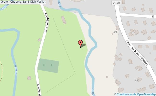 Chapelle Saint-clair  Maillat