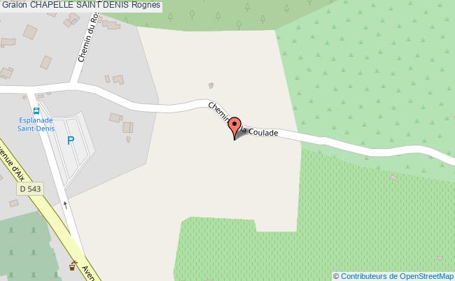 Chapelle Saint Denis  Rognes