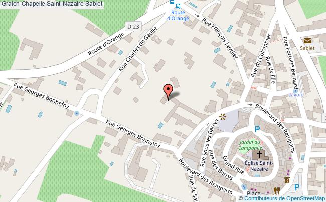 Chapelle Saint-nazaire  Sablet