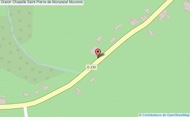 Chapelle Saint-pierre-de-monpezat  Mourens