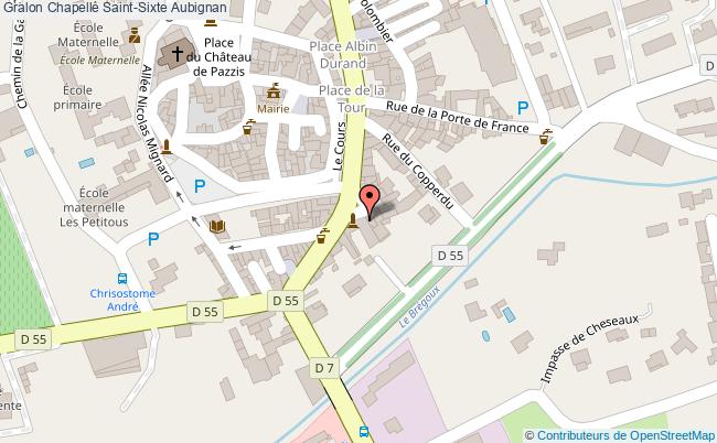 Chapelle Saint-sixte  Aubignan