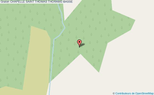Chapelle Saint Thomas  Thorame-basse