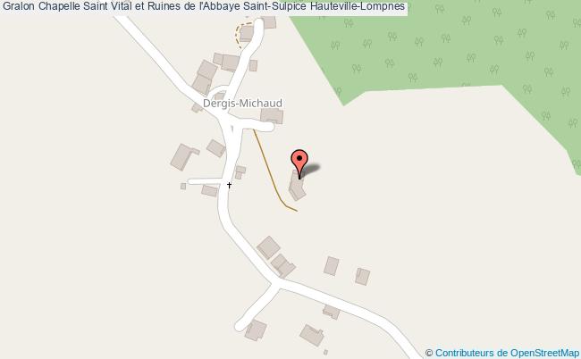 Chapelle Saint Vital Et Ruines De L'abbaye Saint-sulpice  Hauteville-lompnes