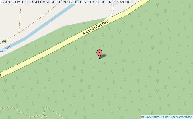 Chateau D'allemagne En Provence  Allemagne-en-provence