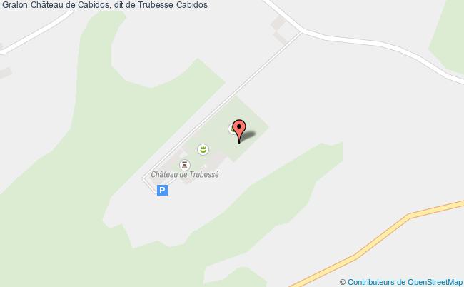 Château De Cabidos, Dit De Trubessé 