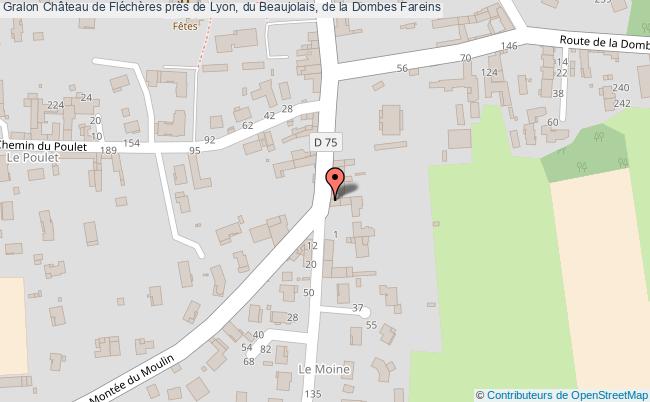 Château De Fléchères Près De Lyon, Du Beaujolais, De La Dombes  Fareins