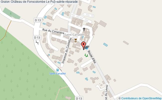 Château De Fonscolombe  Le Puy-sainte-réparade