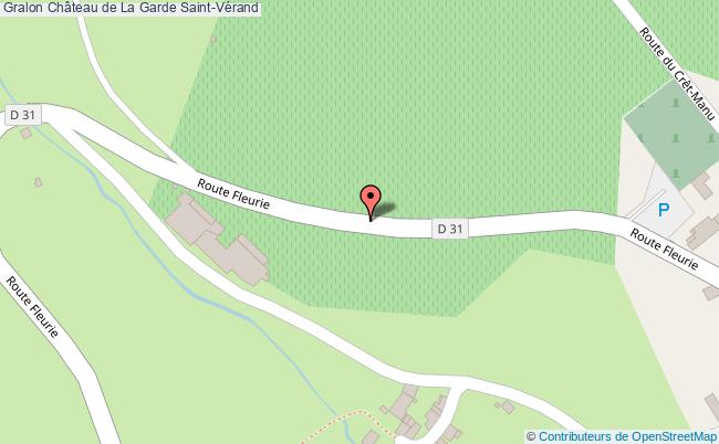 Château De La Garde  Saint-vérand