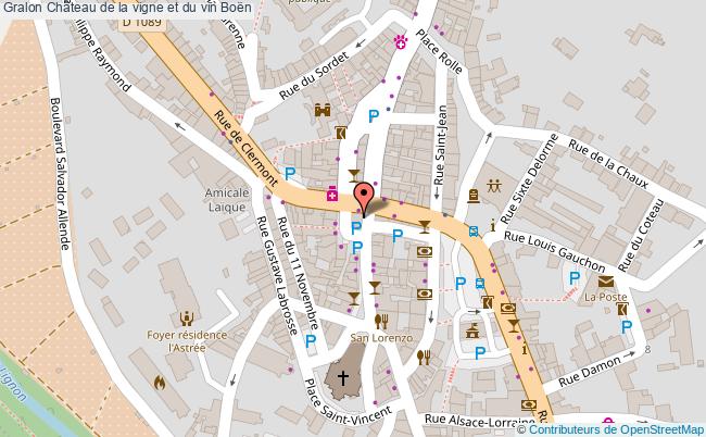 Château De La Vigne Et Du Vin  Boën