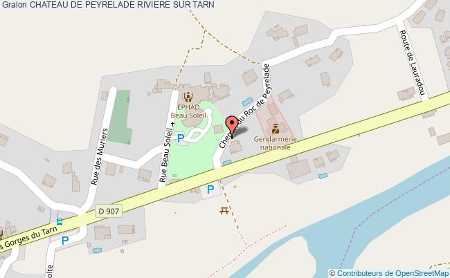 Chateau De Peyrelade  Rivière-sur-tarn