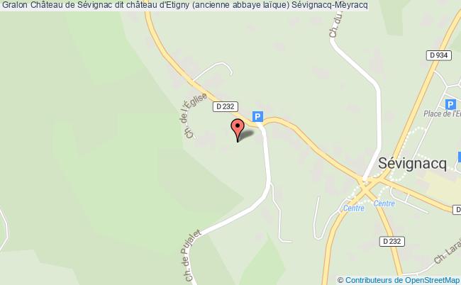 Château De Sévignac Dit Château D'etigny (ancienne Abbaye Laïque)  Sévignacq-meyracq