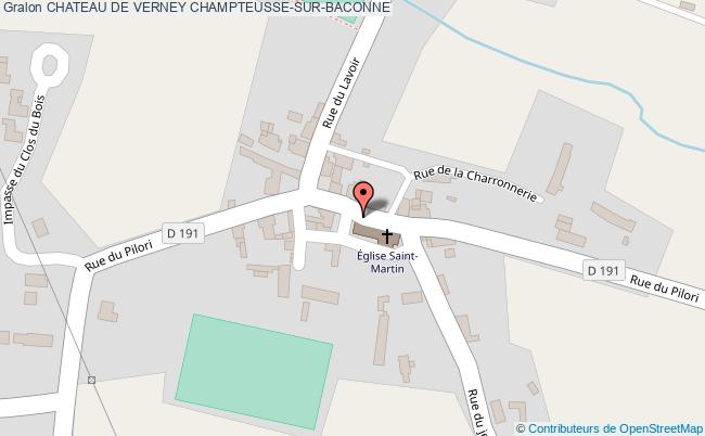 Chateau De Verney  Champteussé-sur-baconne