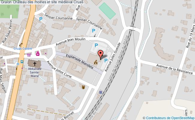 Château Des Moines Et Site Médiéval  Cruas