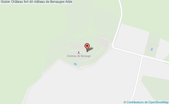 Château Fort Dit Château De Benauges  Arbis