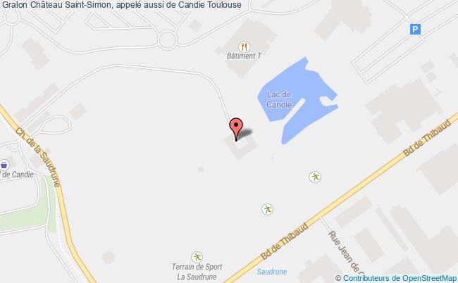 Château Saint-simon, Appelé Aussi De Candie  Toulouse