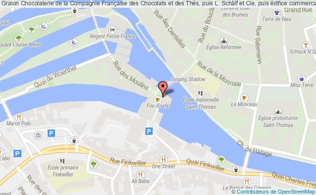 Chocolaterie De La Compagnie Française Des Chocolats Et Des Thés, Puis L. Schall Et Cie, Puis édifice Commercial  Strasbourg