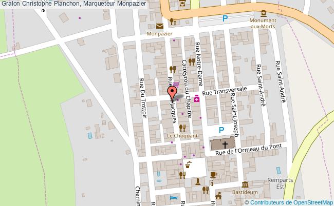 Christophe Planchon, Marqueteur  Monpazier