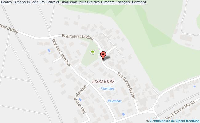 Cimenterie Des Ets Poliet Et Chausson, Puis Sté Des Ciments Français.  Lormont