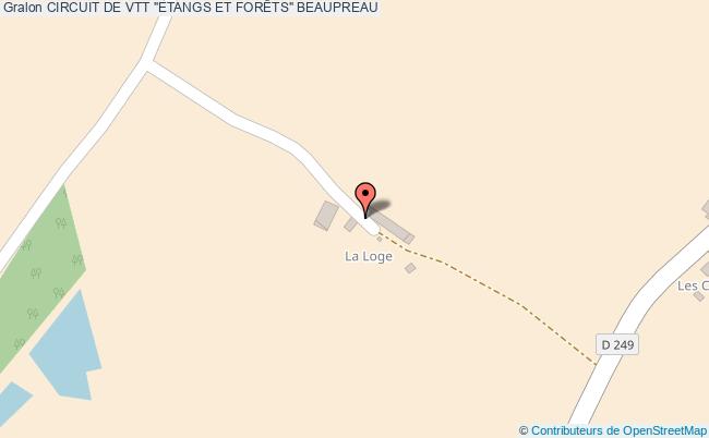 Circuit De Vtt "etangs Et ForÊts"  Beaupréau