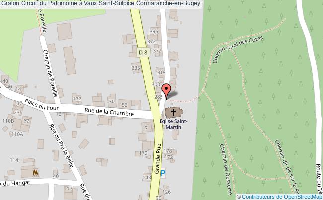 Circuit Du Patrimoine à Vaux Saint-sulpice  Cormaranche-en-bugey