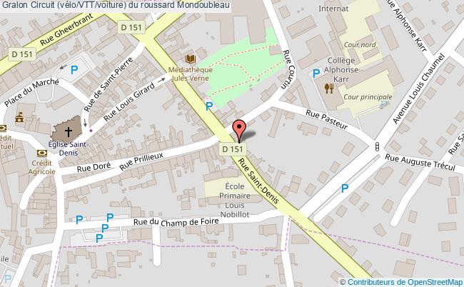 Circuit (vélo/vtt/voiture) Du Roussard  Mondoubleau