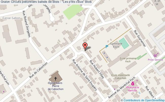 Circuits Piétonniers Balisés De Blois - "les P'tits Clous" 