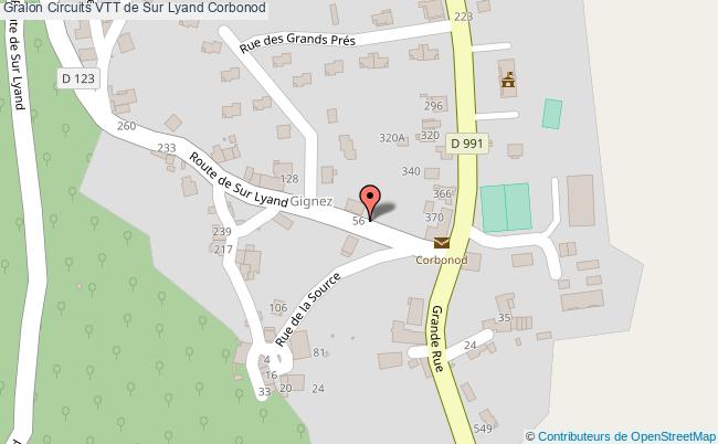 Circuits Vtt De Sur Lyand  Corbonod