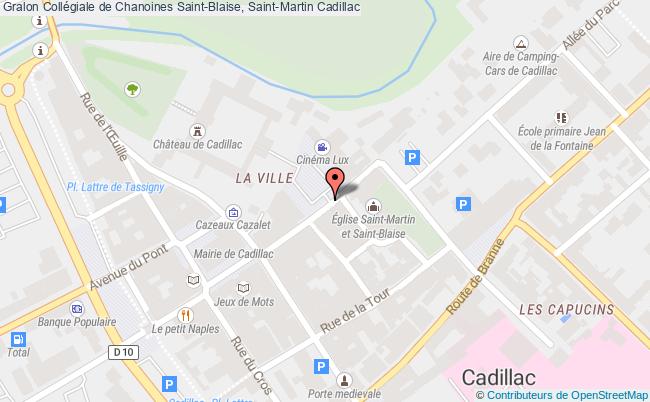 Collégiale De Chanoines Saint-blaise, Saint-martin  Cadillac