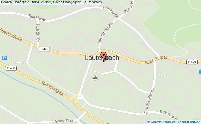 Collégiale Saint-michel, Saint-gangolphe  Lautenbach